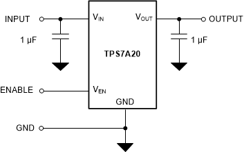 TPS7A20 Application
                                                  Schematic