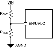 TPS25772-Q1 UVLO Threshold Programming