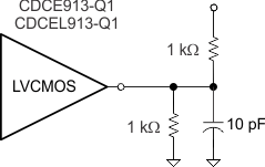 CDCE913-Q1 CDCEL913-Q1 Test
                        Load