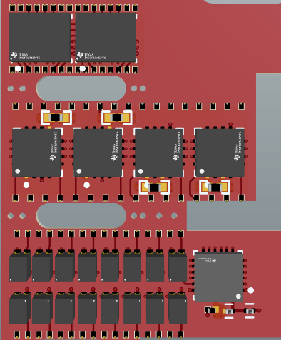  16 Channel, 50V design
                            Size Comparison (drawn to scale) 