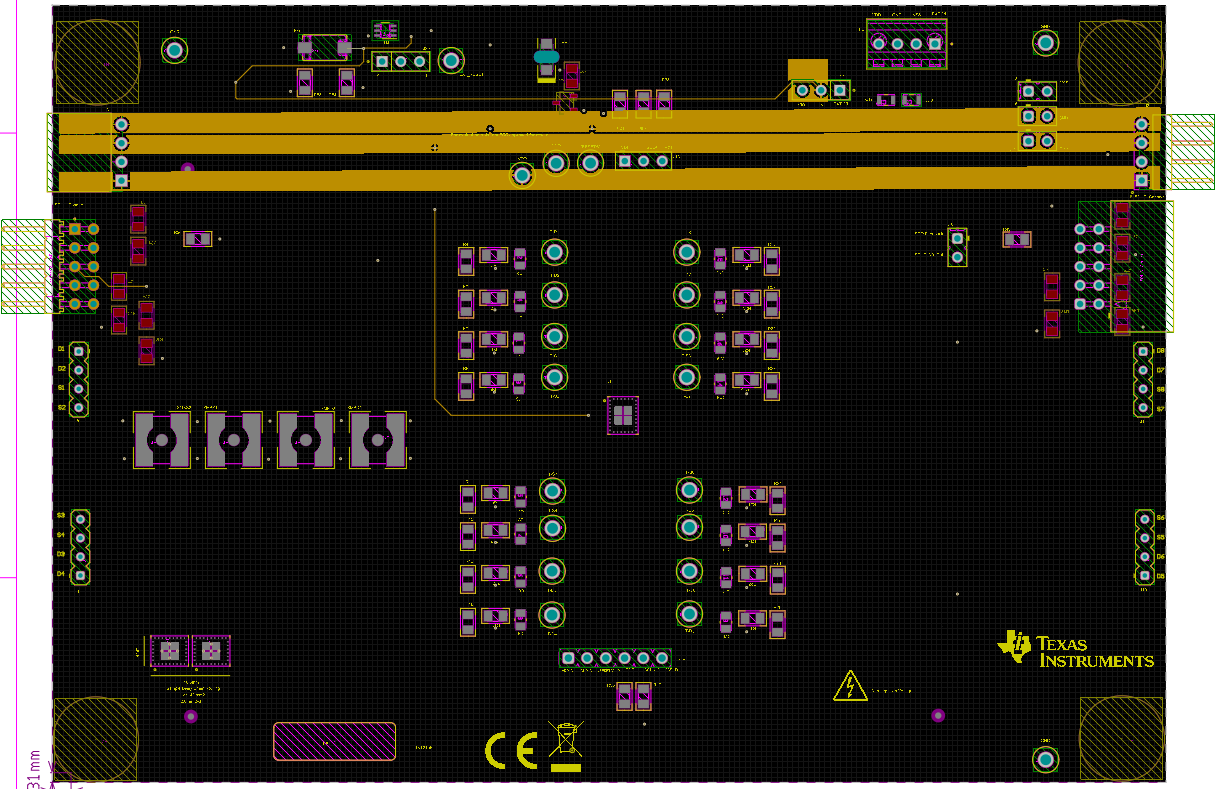 TMUXS7614DEVM TMUXS7614DEVM Power Layer
          Layout