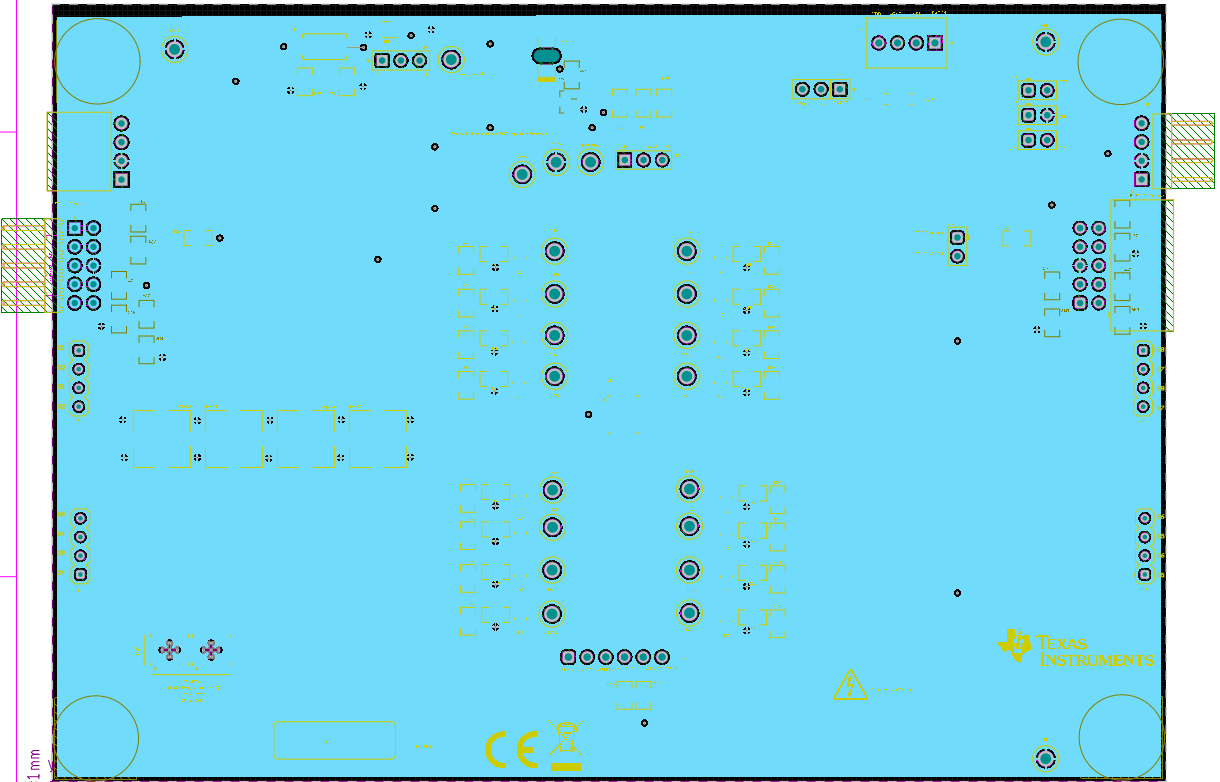 TMUXS7614DEVM TMUXS7614DEVM Ground Layer
          Layout