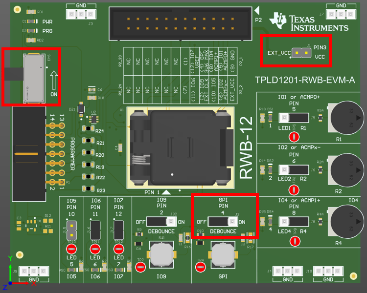 TPLD1201 Components Considered in
                    Programming Setup