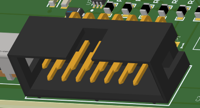 TPLD801-DRL-EVM Keyed Header Socket