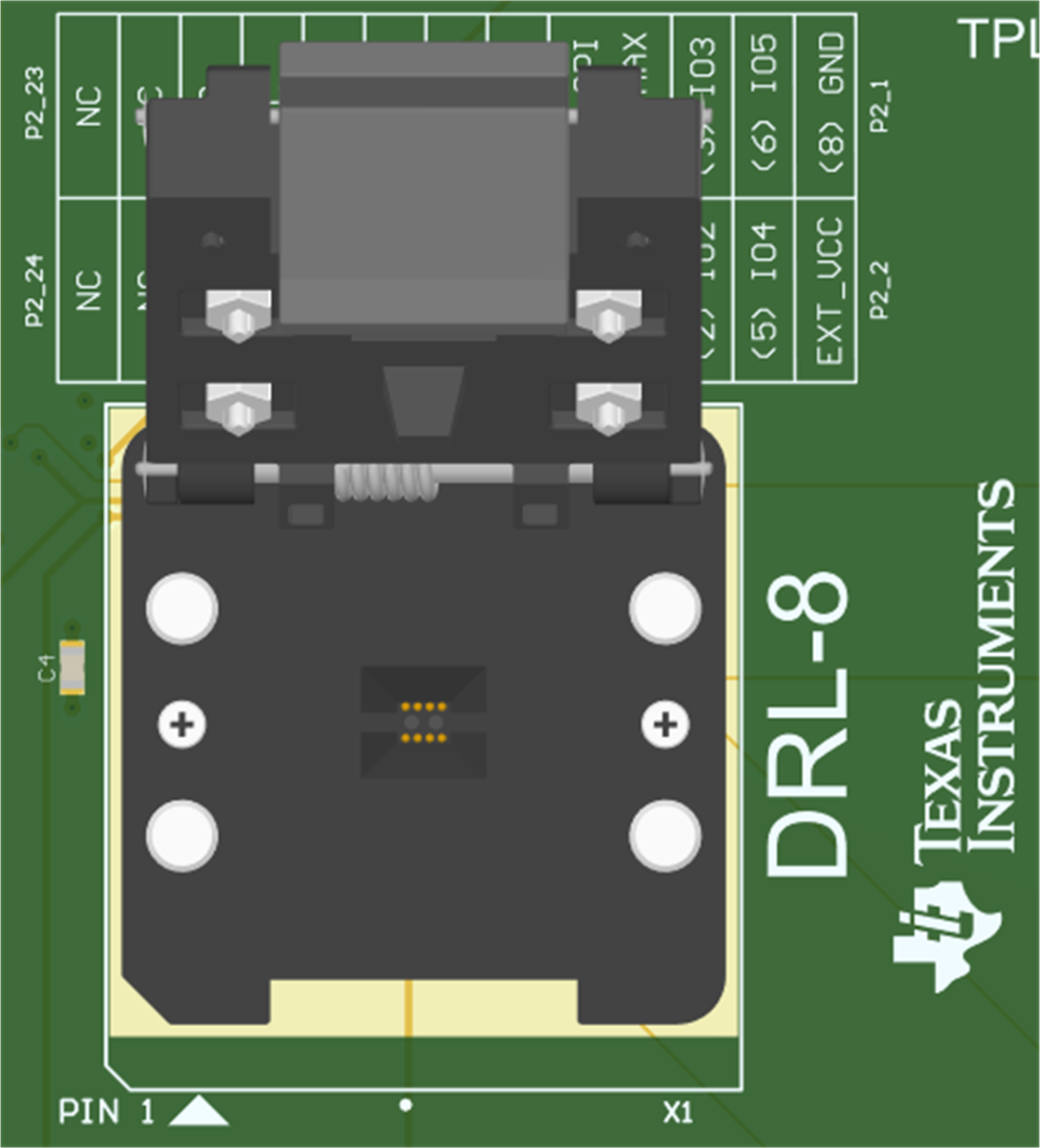 TPLD801-DRL-EVM DRL Socket