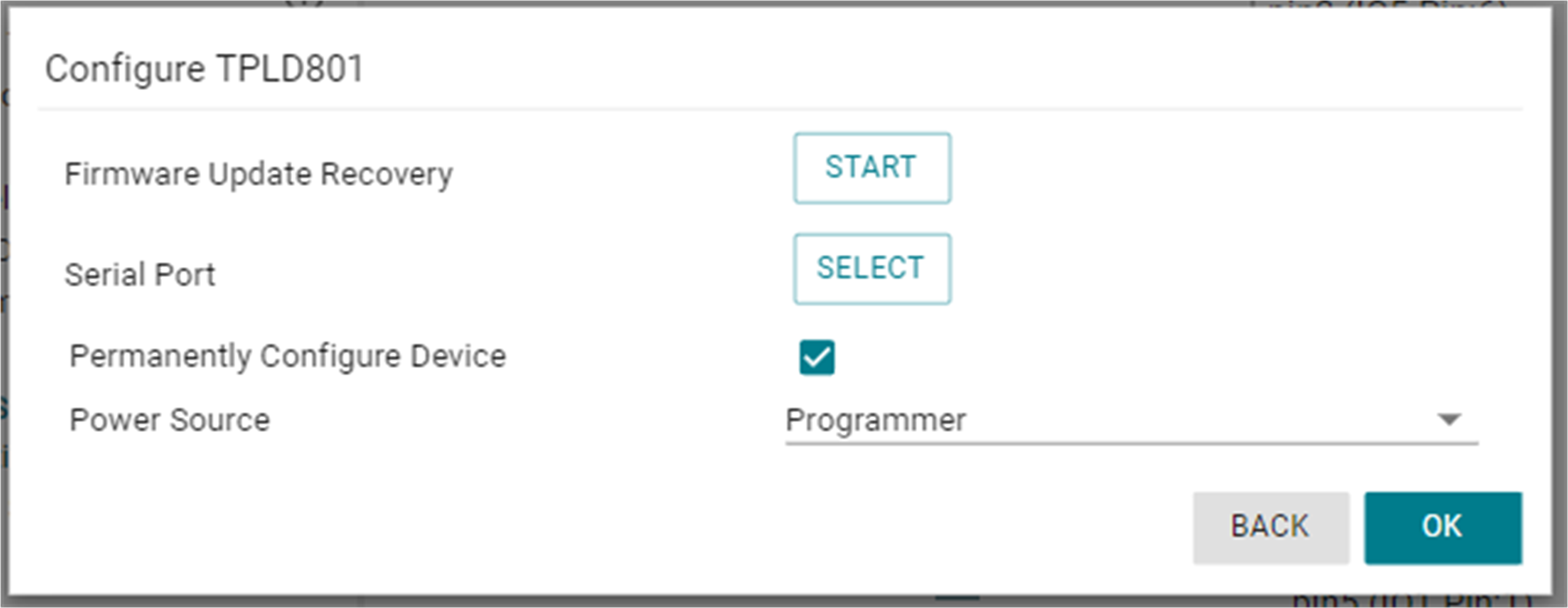 TPLD801-DRL-EVM Permanent Programming
                            in ICS