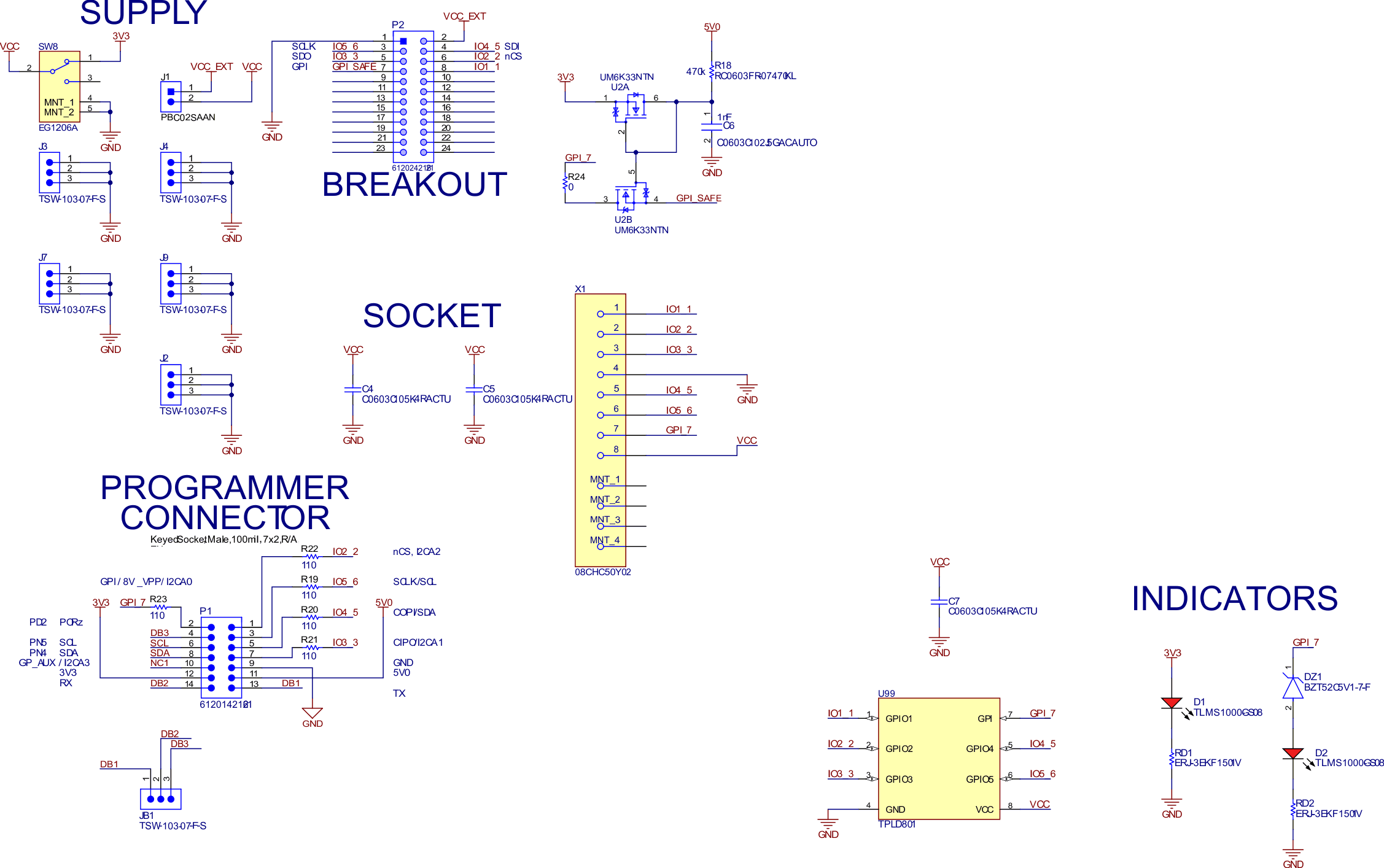 TPLD801-DRL-EVM TPLD801-DRL-EVM Schematic 1