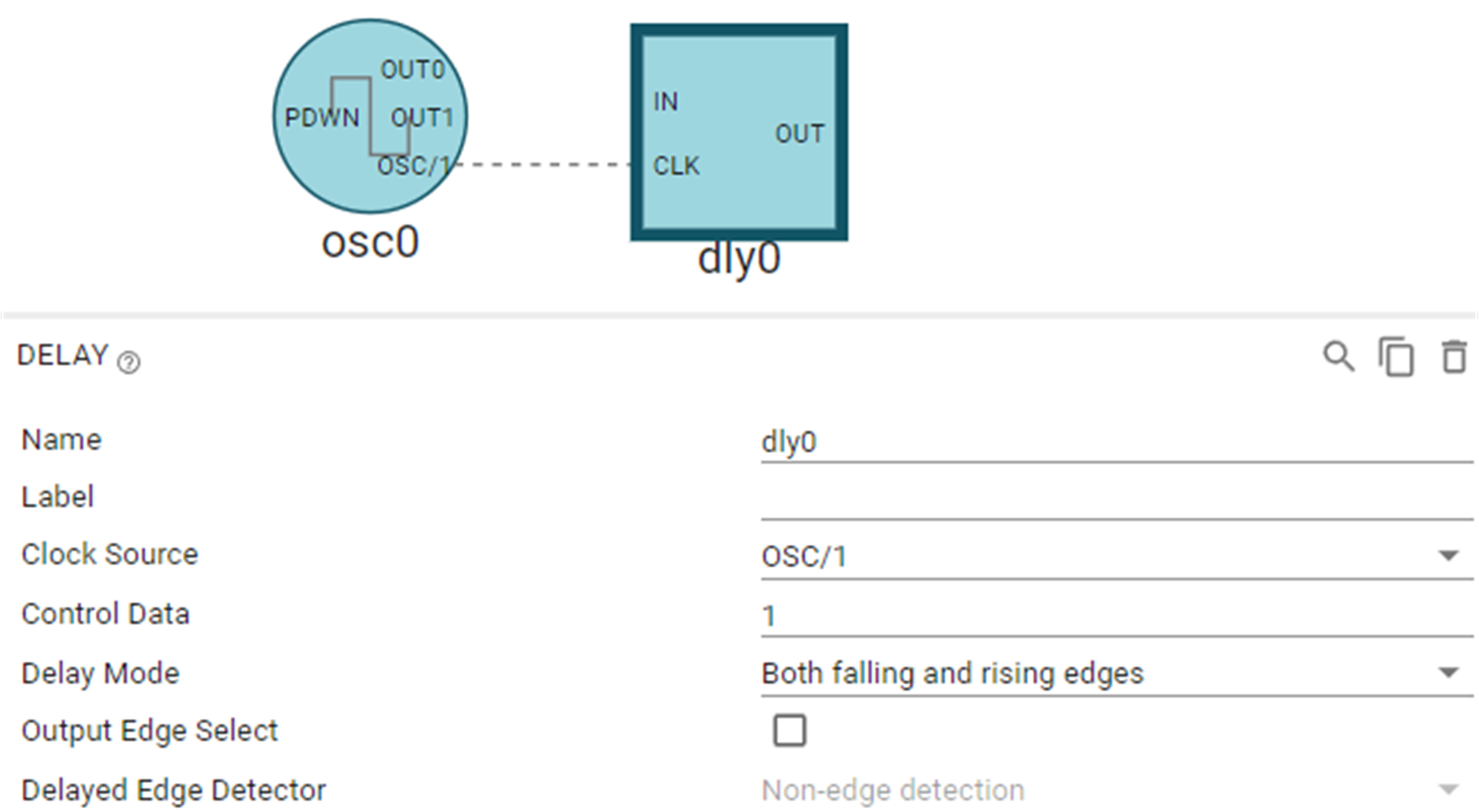  Delay Block in ICS