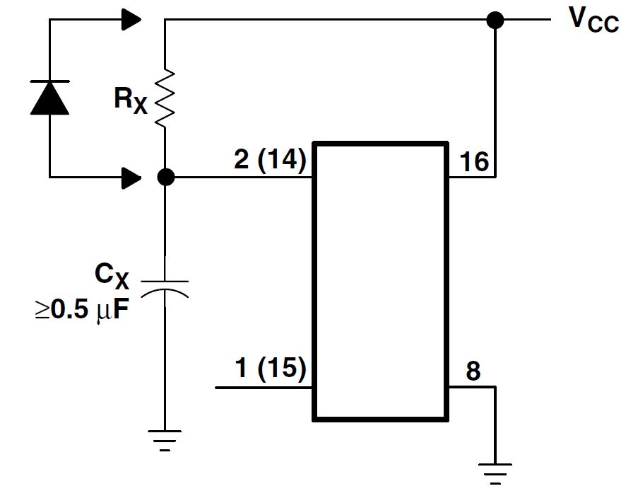 CD74HC4538-Q1 Rapid-Power-Down
                        Protection Circuit