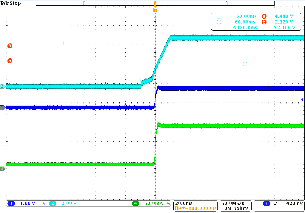 TPS769-Q1 Power-Up Waveform (Legacy Chip)