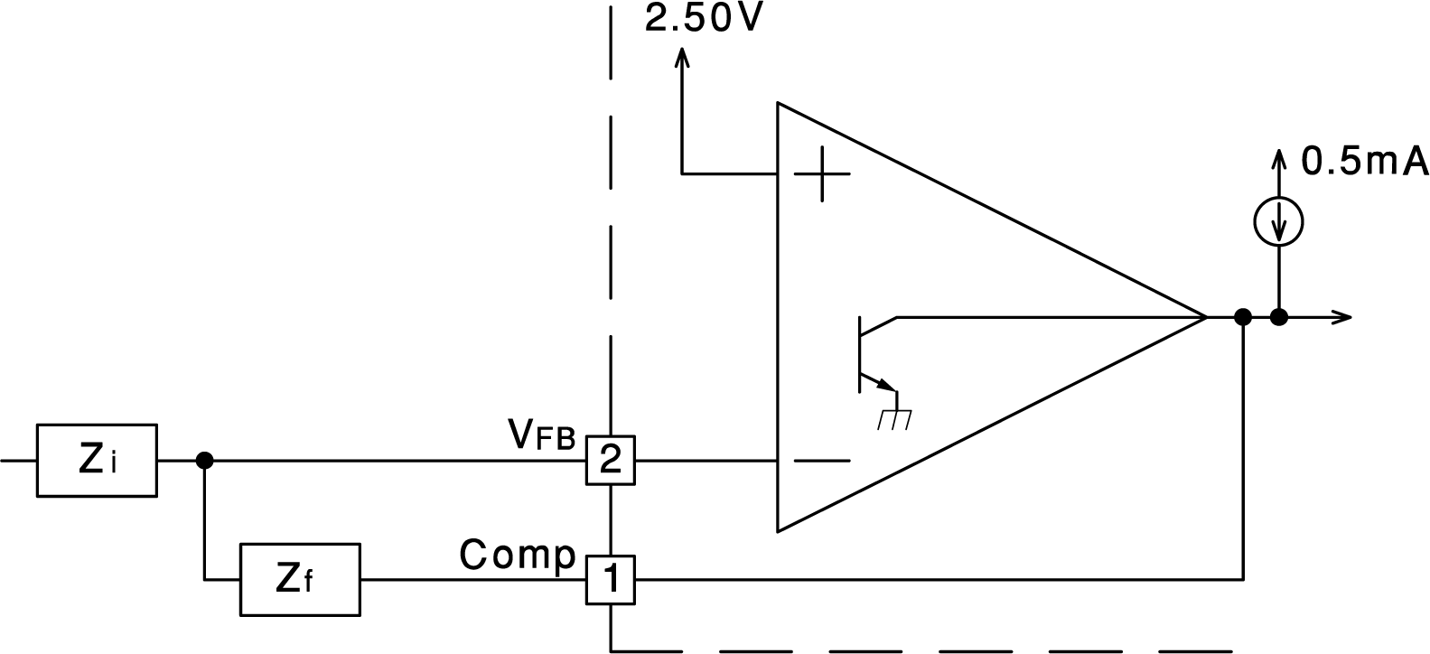 UC2842AQ UC2843AQ UC2844AQ UC2845AQ Error Amp
                    Configuration