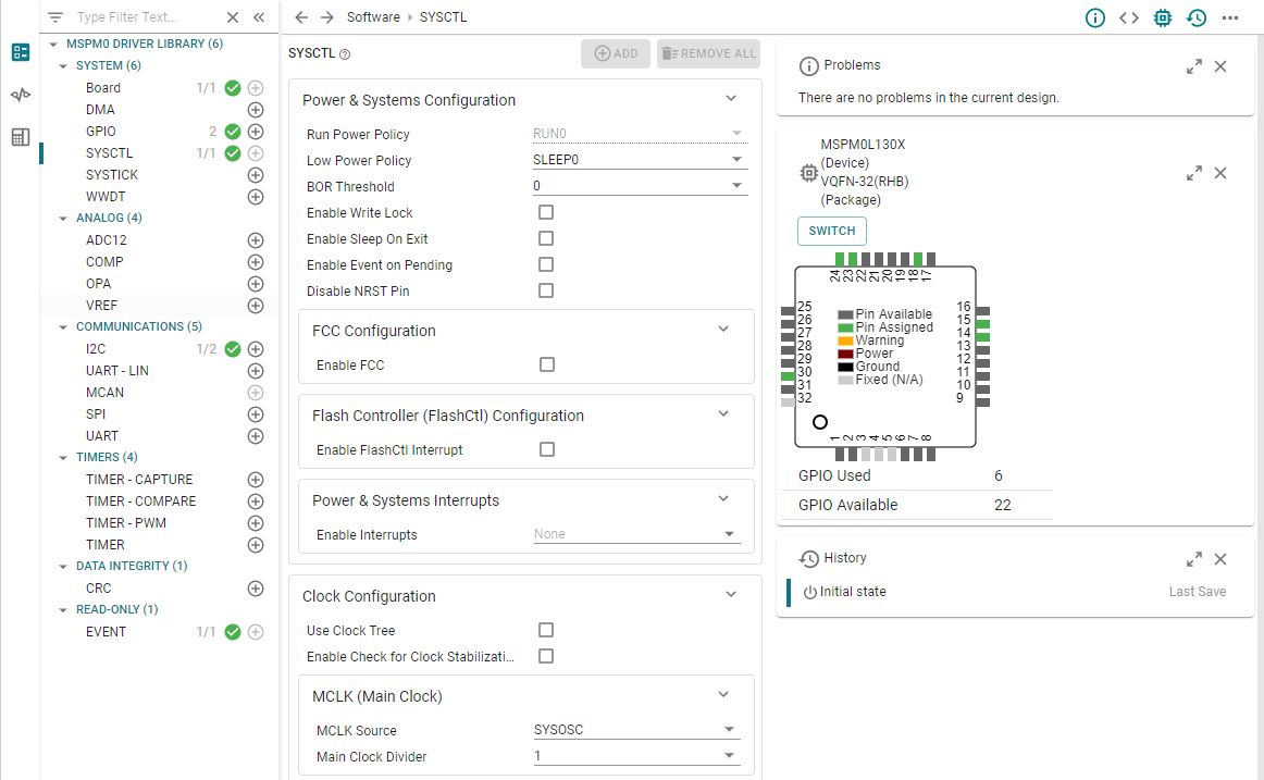  Sysconfig Setting
                    Interface