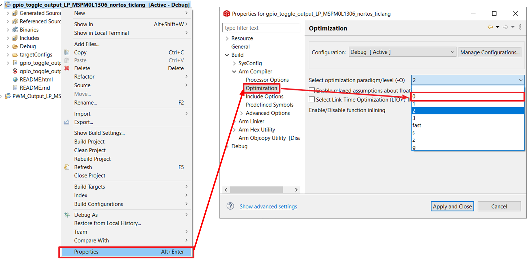  Change Optimization
                    Level