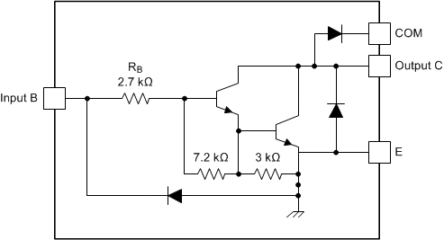  ULN2003A Darlington
                            Array Circuit