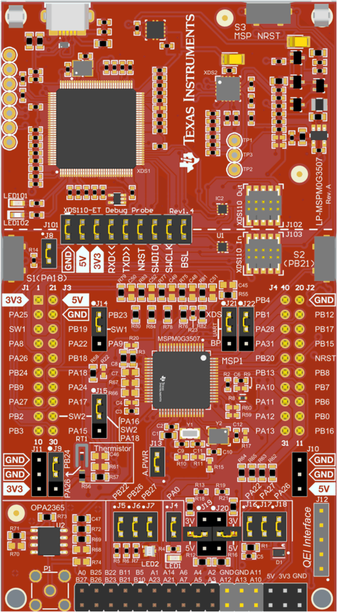 LP-MSPM0G3507 MSPM0G3507 LaunchPad Development Kit