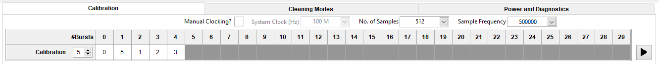 ULC1001-DRV2911EVM Calibration Mode Sequence