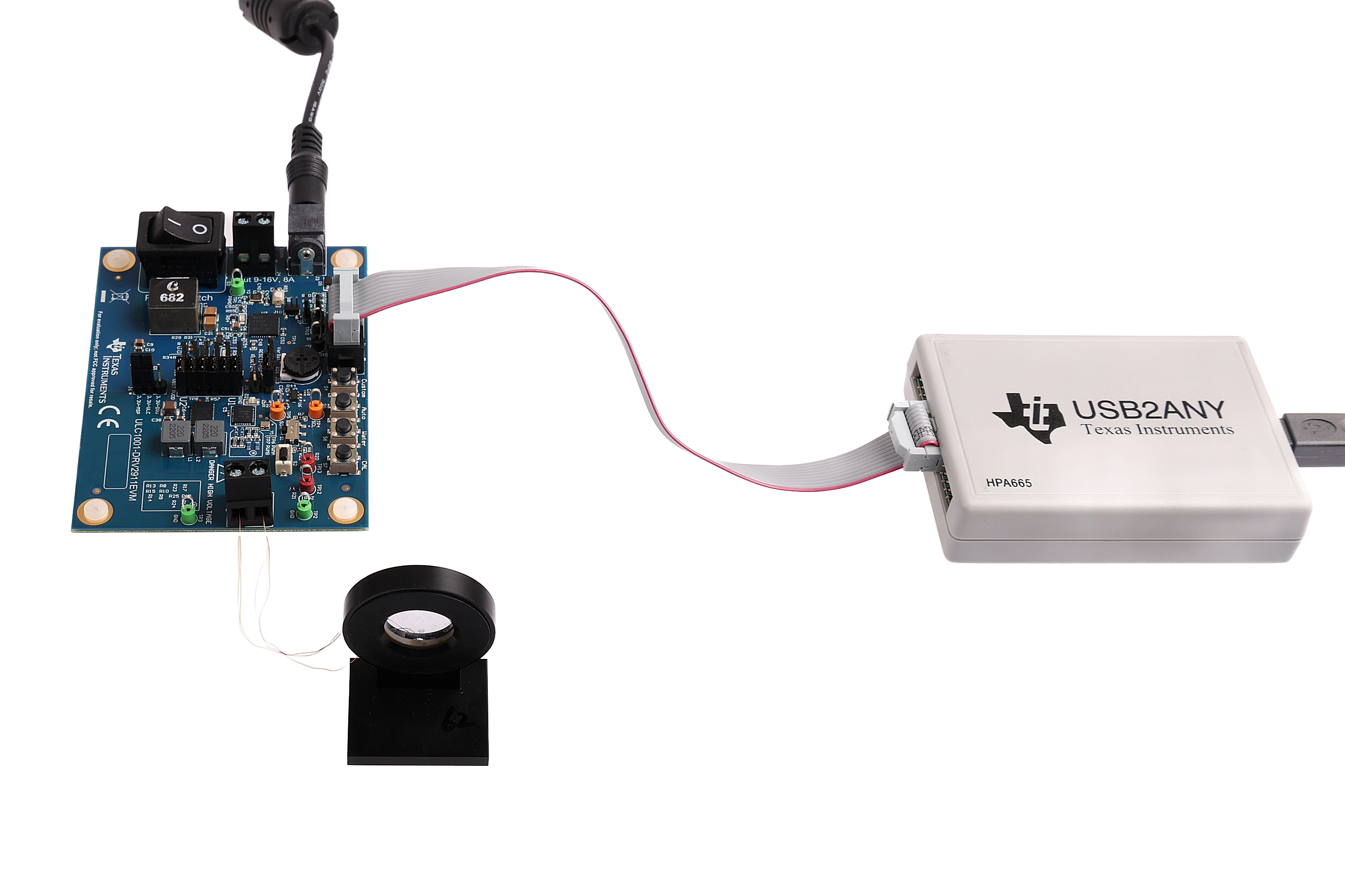 ULC1001-DRV2911EVM EVM System Setup Example