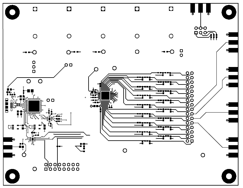 DAC81416-08EVM DAC81416-08EVM PCB Top Layer Layout