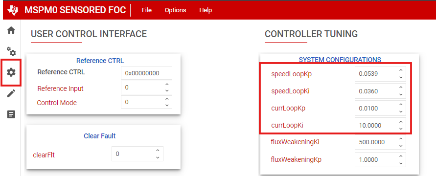  Speed Loop and Current Loop
                    Tuning