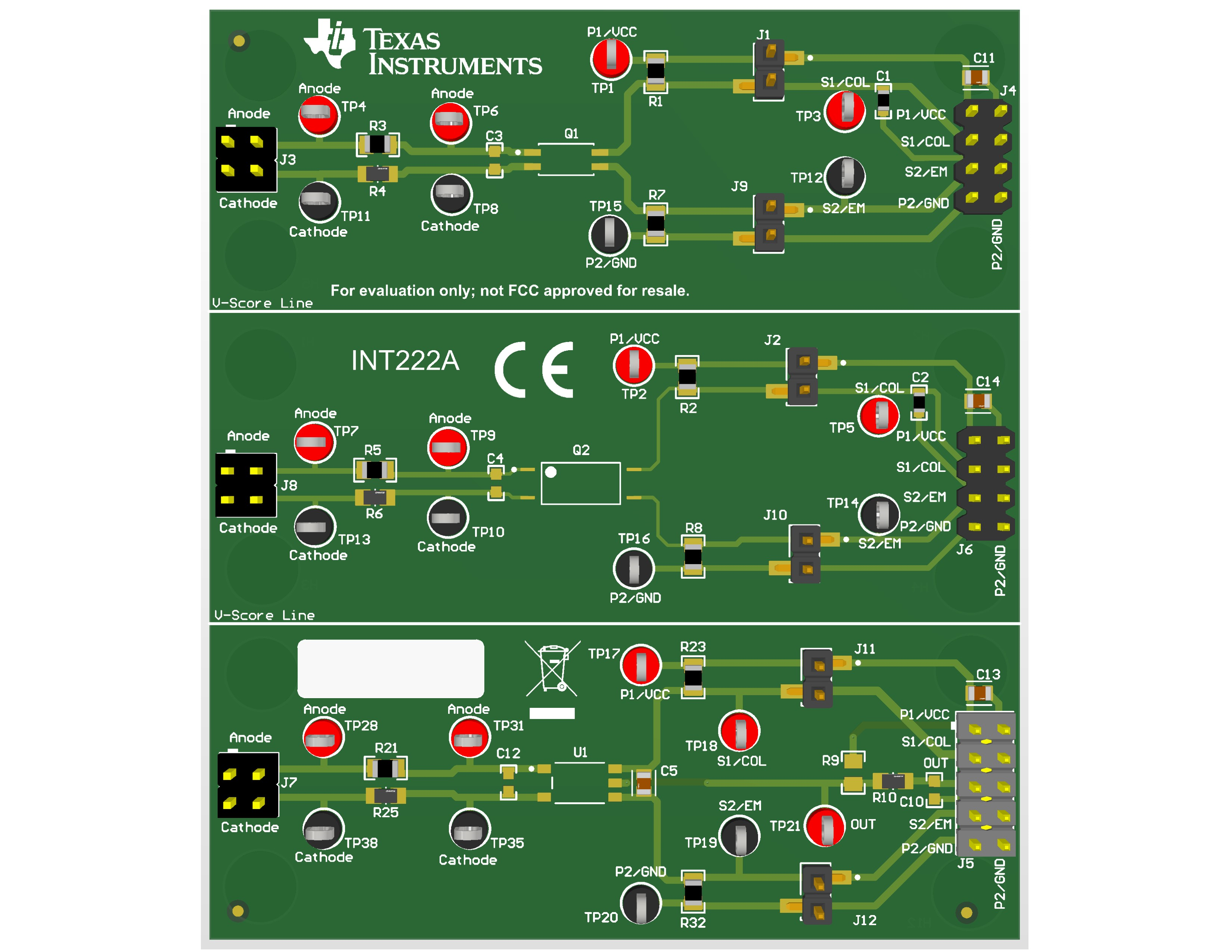 ISOM-EVM ISOM-EVM PCB 3D Diagram