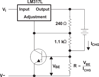 LM317L Current-Limited 6V
                    Charger