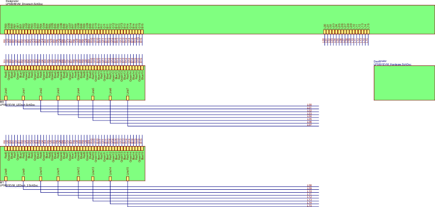 LP5891EVM LP5891EVM Schematic (1 of 4)