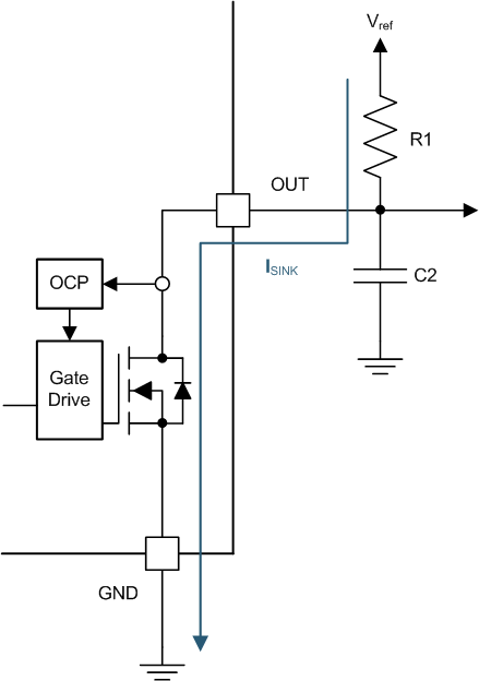 DRV5023-Q1 circuit_vref_slis150.gif