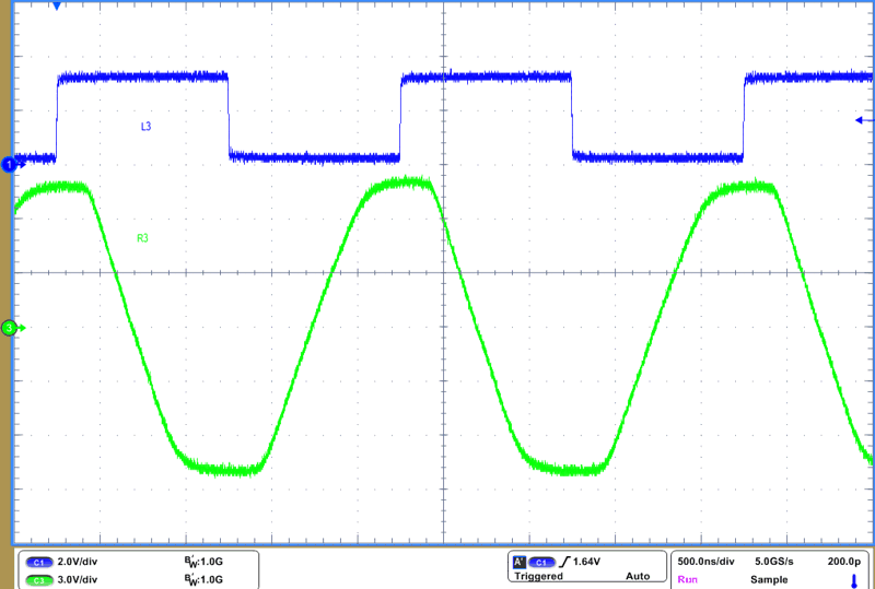  RS-232 Waveform in 1Mbps
                        Mode