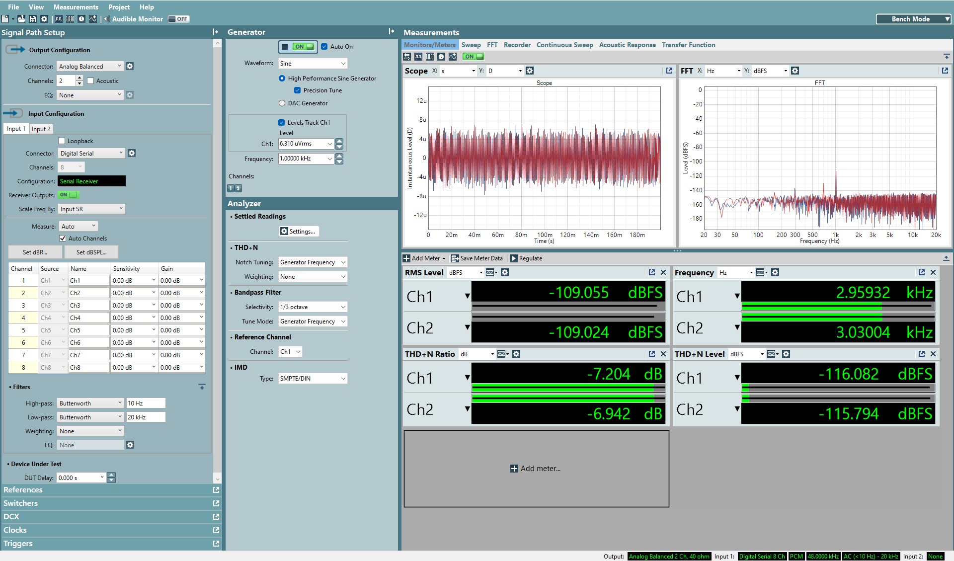  TAA5212 Captured of Minimum Mic Input