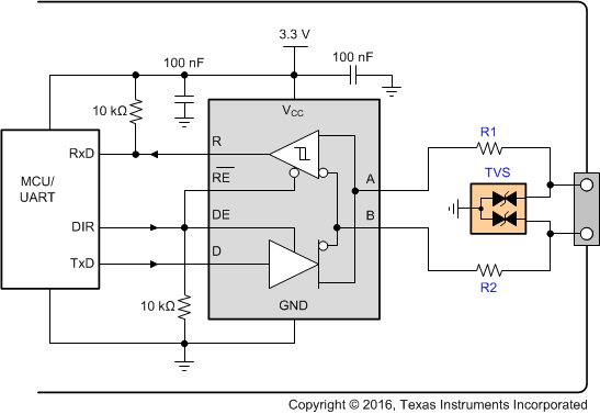 SN65HVD1780-Q1 SN65HVD1781-Q1 SN65HVD1782-Q1 RS-485
                    Transceiver with External Transient Protection