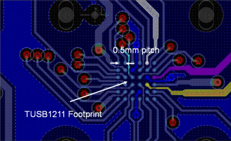 TUSB1211 layoutexample.gif