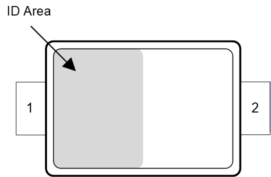 TPD1E10B06 DYA Package2-Pin SOD-523Top
                    View