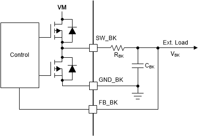 MCF8315C-Q1 Buck (Resistor Mode)