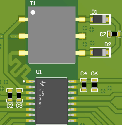 ISO7741TA-Q1 ISO7741TB-Q1 Example
          Layout