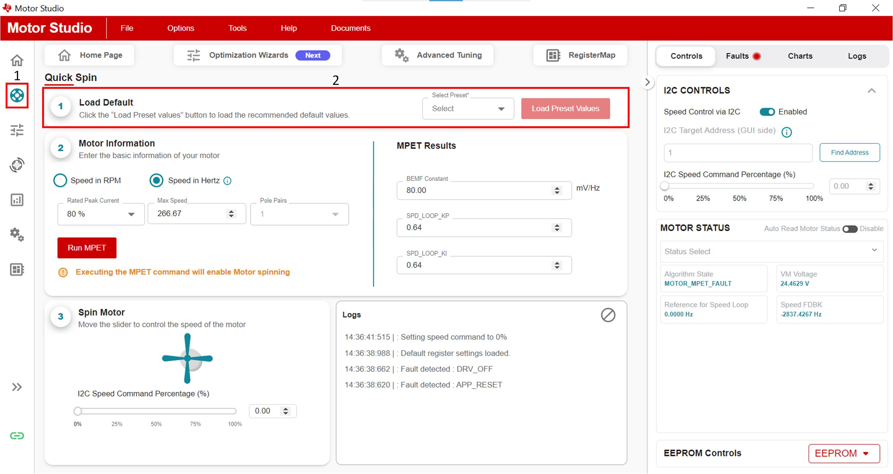  Load Default Register
                    Configuration