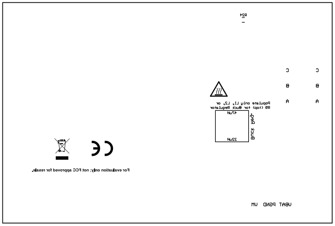 MCF8315RRYEVM EVM Bottom Overlay