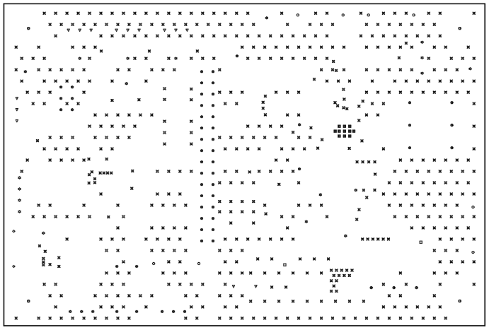 MCF8315RRYEVM EVM Drill Drawing