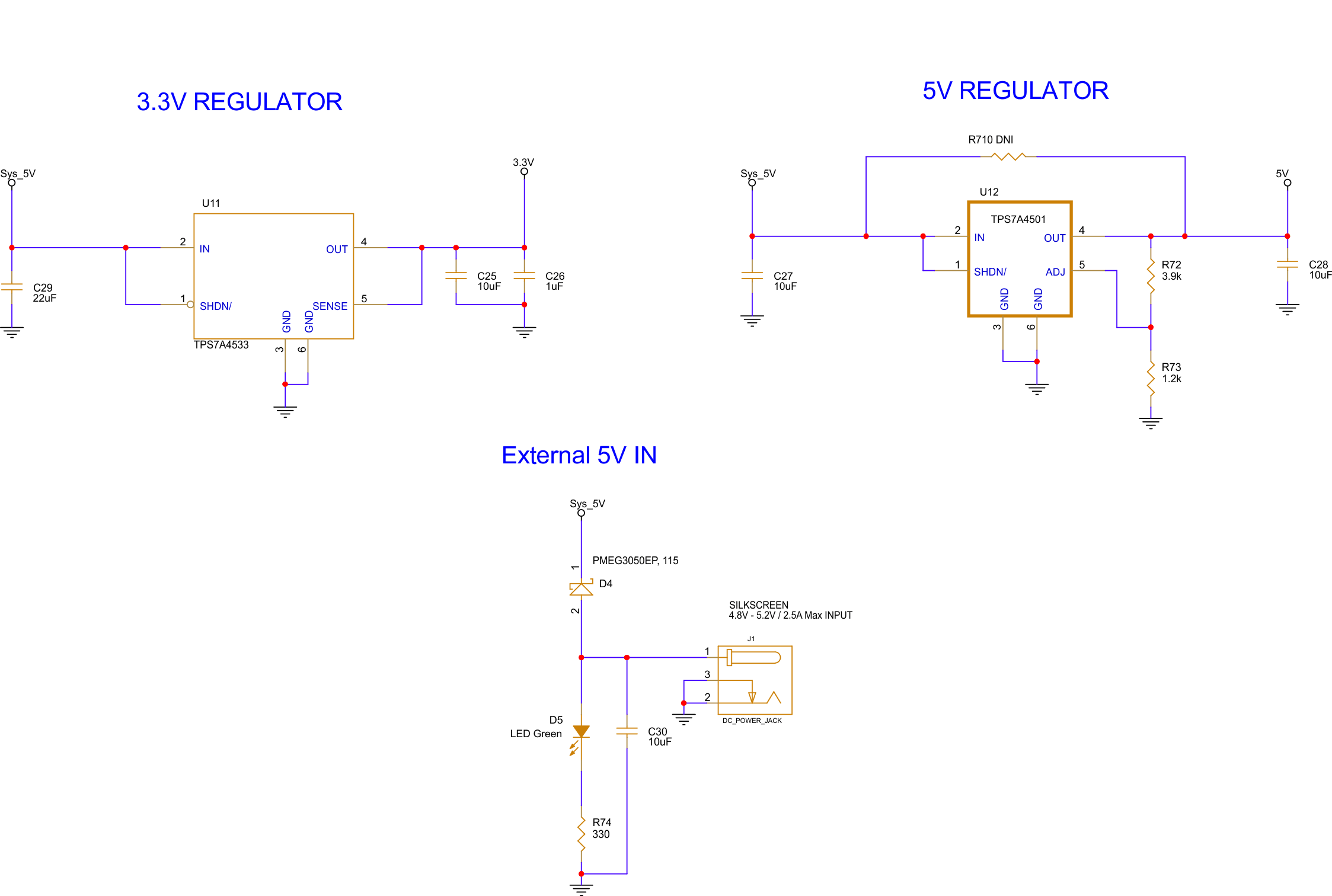 TUSB5461Q1-EVM TUSB5461-Q1 EVM Schematic (Page 4)