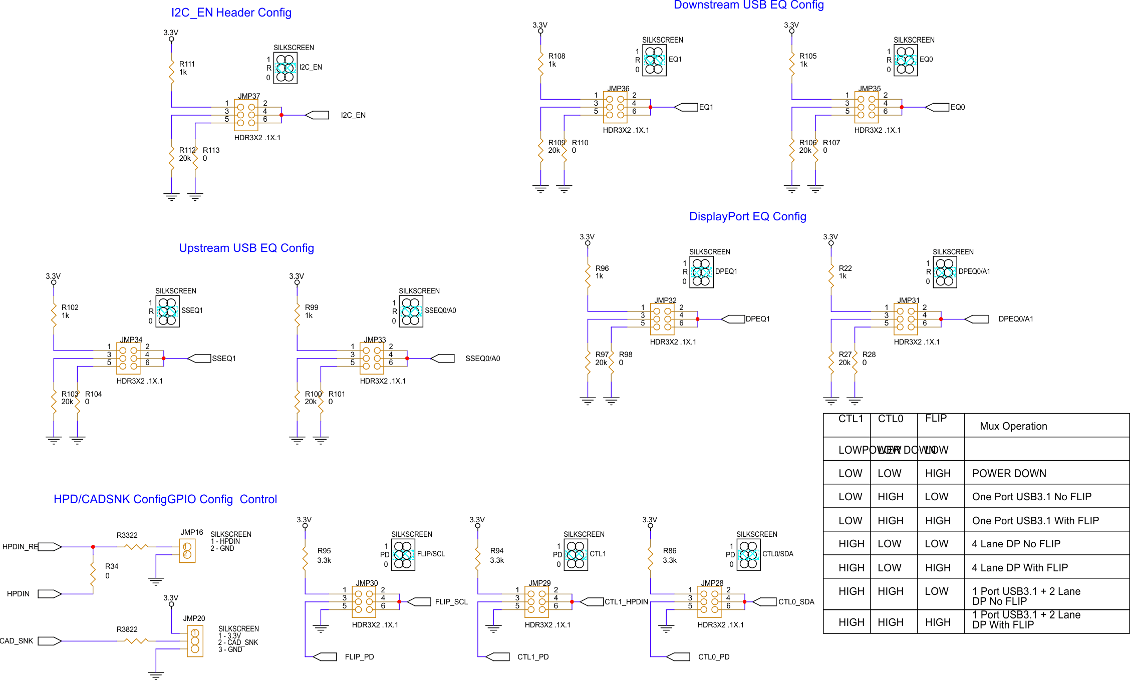 TUSB5461Q1-EVM TUSB5461-Q1 EVM Schematic (Page 2)