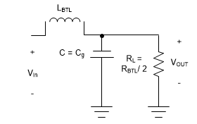  LC Filter for BD and 1SPW Mode
                (Half is Shown)