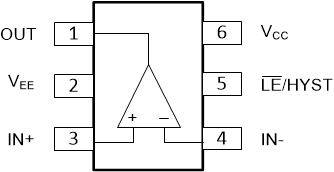 TLV1H103-SEP TLV1H103-SEP Pinout Diagram