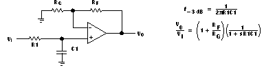 THS3001 Single-Pole Low-Pass
                    Filter