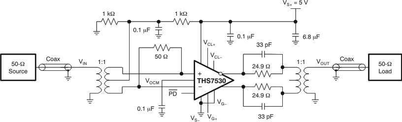 THS7530-Q1 test_ac_circuit_los405.gif