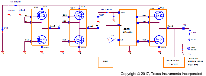 CSD88599Q5DC Power Loss Test Circuit