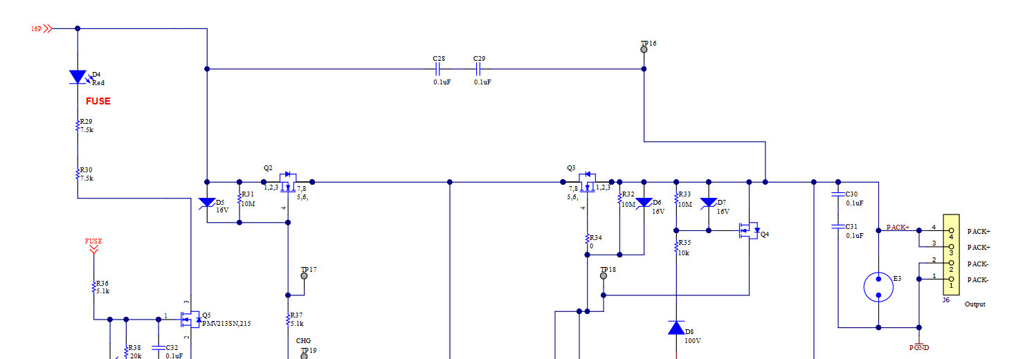  Schematic from the Data sheet
                    Featuring ESD Capacitors