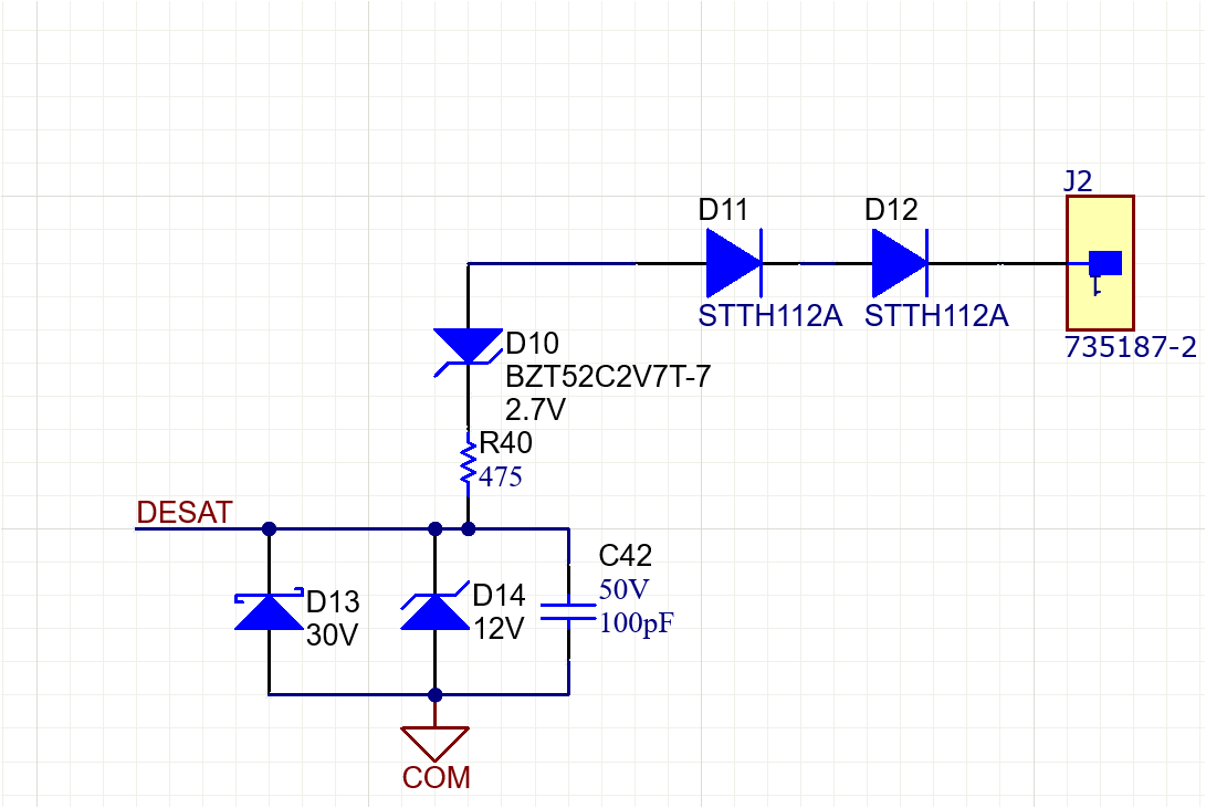 UCC21750Q1 DESAT Without External
                            Charge Implementation