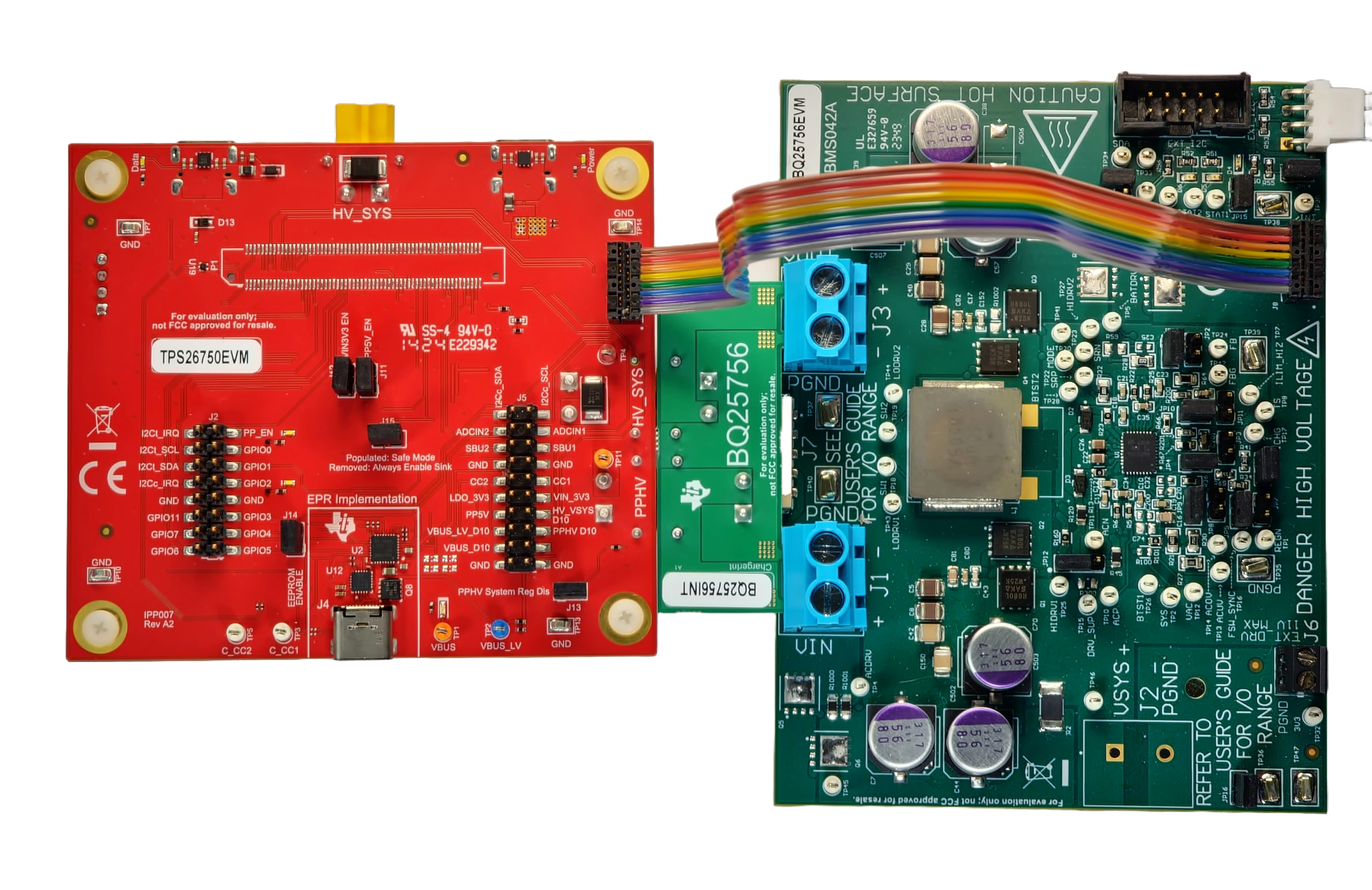  TPS26750EVM and BQ25756EVM
                    Hardware Setup