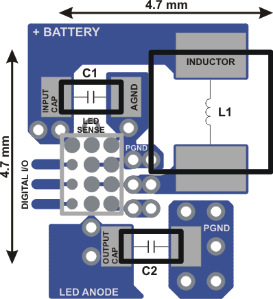 TPS61050 TPS61052 pcblay_lus525.gif