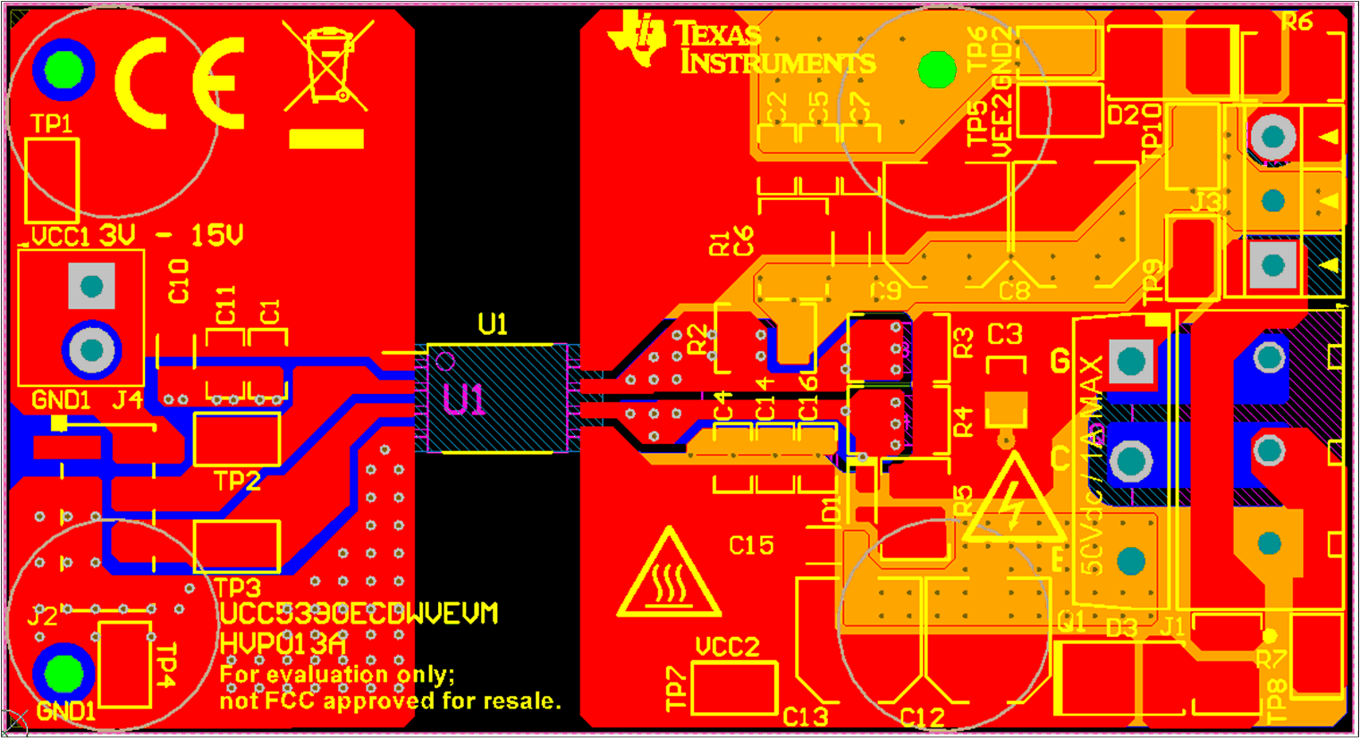 UCC5350-Q1 Layout Example