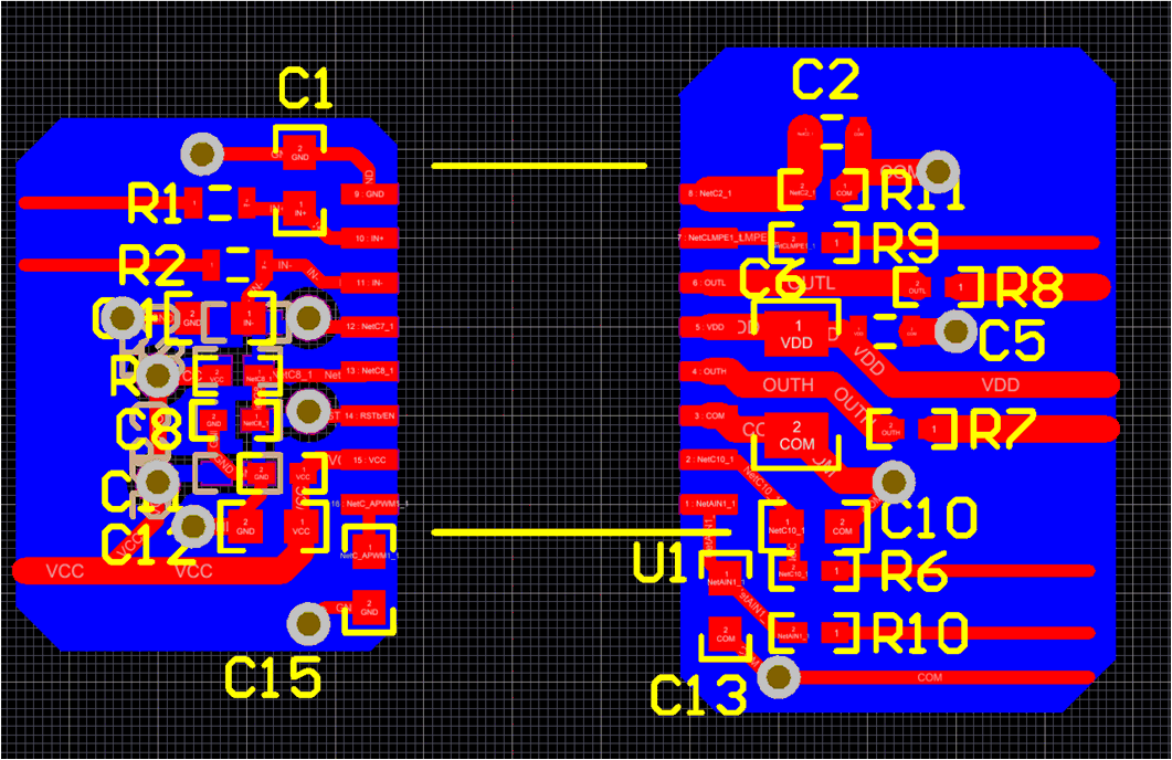 UCC21737-Q1 Layout Example